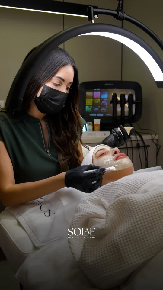 The facial, up close. — preview from SOLAÉ’s Instagram